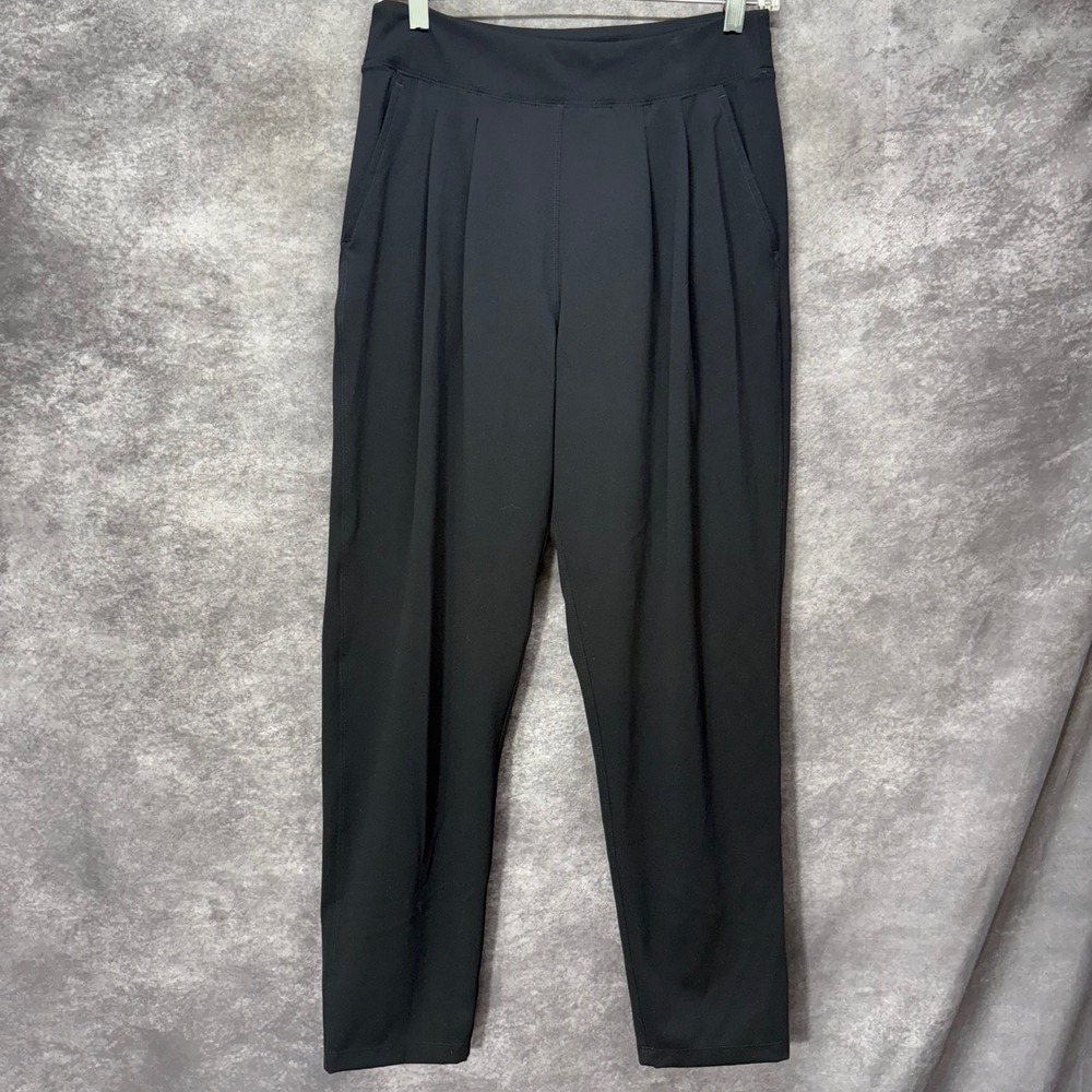 Kit‎ and Ace Pleated High Rise Trousers Pants Womens Size 6 Black Straight Leg